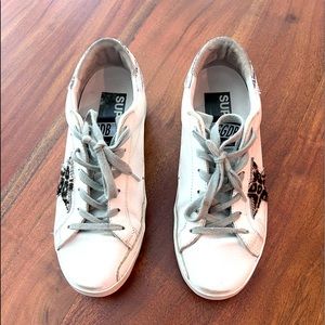 Golden Goose Superstar Animal print low-top sneakers. Great condition.